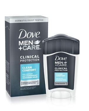 Dove®Men + Care Clinical Clean Comfort Antiperspirant