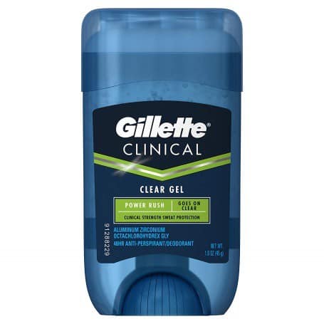 Gillette Clinical Clear Gel Sport Power Rush Antiperspirant