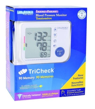 Lifesource blood on sale pressure monitor