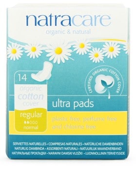  Natracare Slim Fitting Ultra Pads with Wings, Regular, Made  with Certified Organic Cotton, Ecologically Certified Cellulose Pulp and  Plant Starch (1 Pack, 14 Pads Total)… : Health & Household